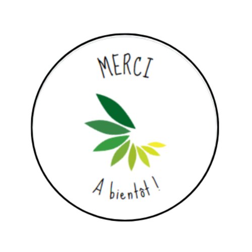 étiquette merci eco-responsable