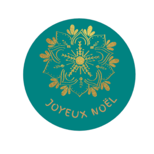 étiquette joyeux noel