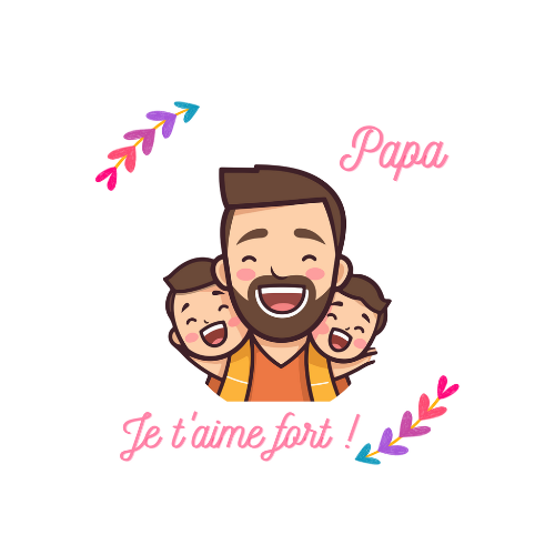 étiquette fête de père